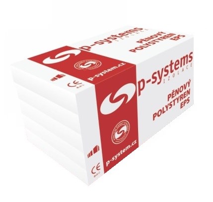 Polystyren P-SYSTEMS EPS 100 F tl. 80mm, fasádní
