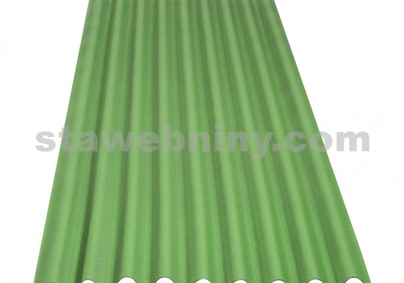 ONDULINE Asfaltová vlnitá deska BASE 9 INTENSE 200/85,5cm - zelená