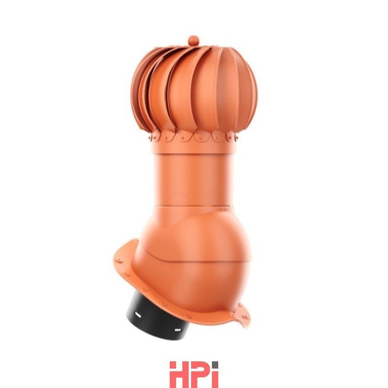 HPI Rotační odvětr. set prům.150mm - nízký profil - pro plech.tvarované krytiny - červená
