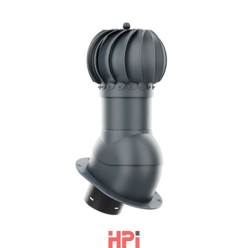 HPI Rotační odvětr. set prům.150mm - pro šindel a rovné plechové krytiny - antracit