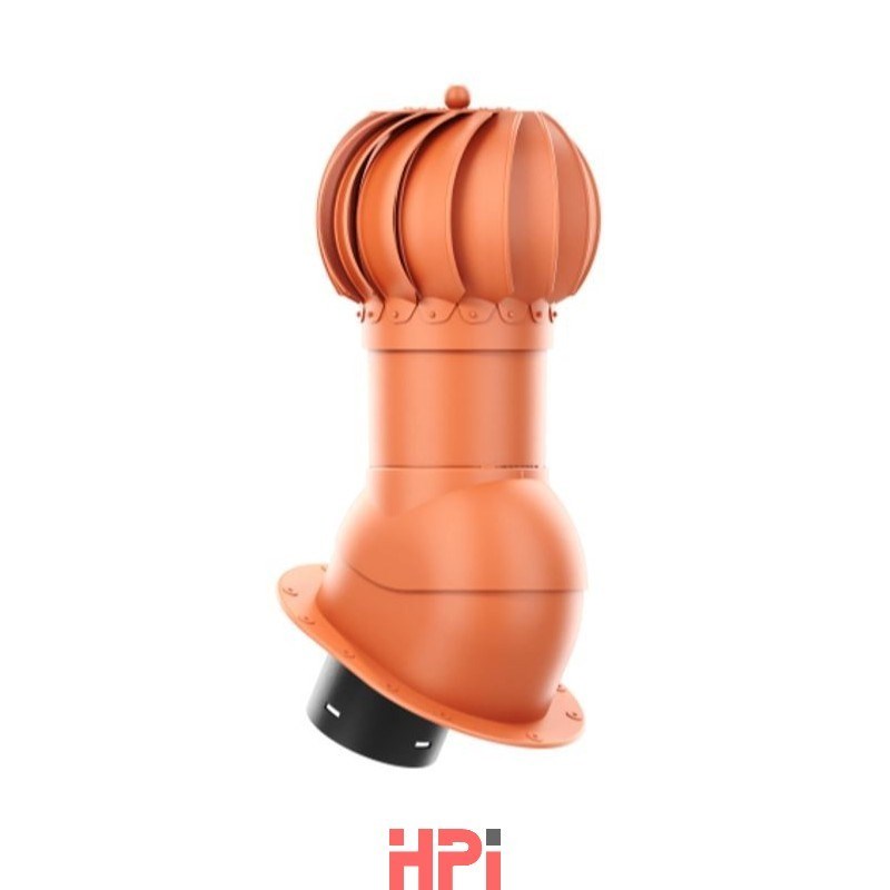 HPI Rotační odvětr. set prům.150mm - pro šindel a rovné plechové krytiny - červená