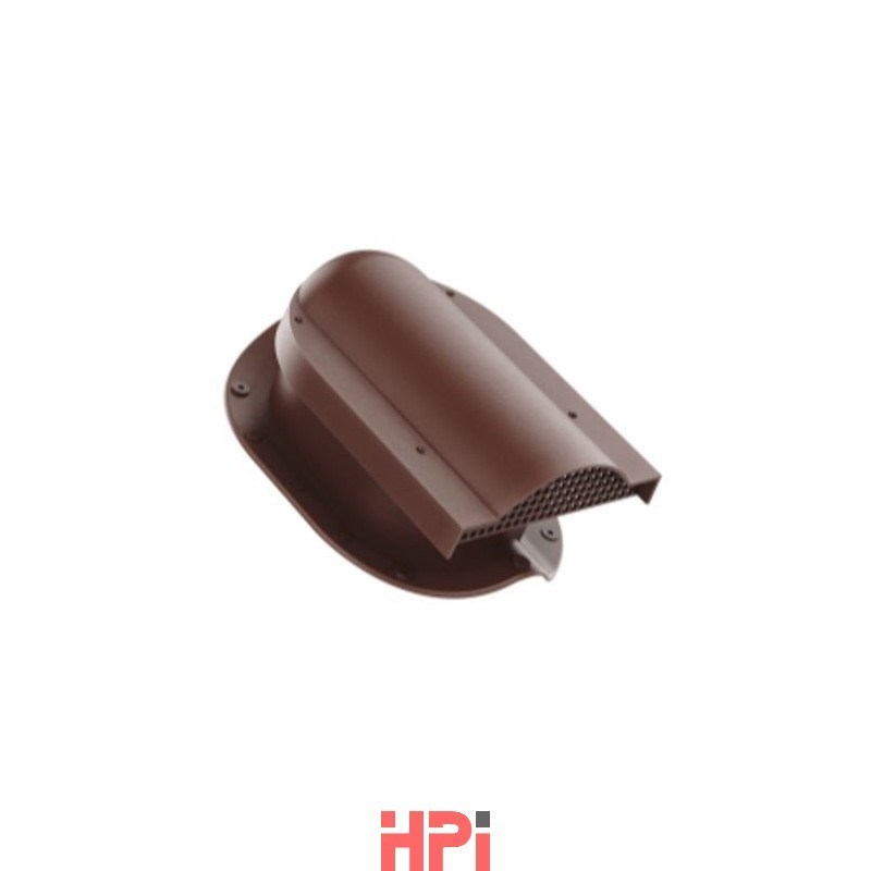 HPI Větrací taška - pro plechové tvarované krytiny - nízký profil - hnědá