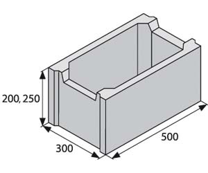 BEST ZTRACENÉ BEDNĚNÍ 30 výška 250mm, přírodní v.250/š.300/d.500