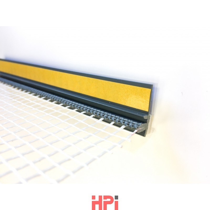 HPI Lišta začišťovací s tkaninou V09 antracit, délka 2,4m (APU lišta)