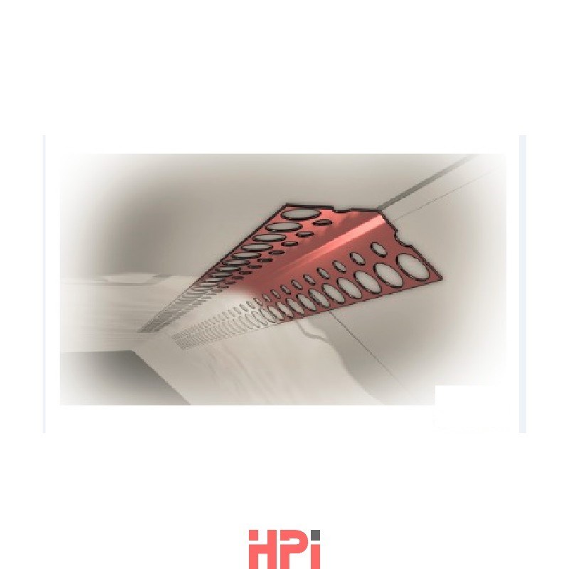 HPI Lišta na ochranu rohů - hliník lesklý s úhlem 135st. - 2,5m