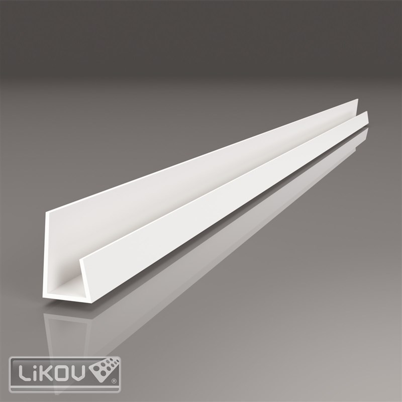 LIKOV Lišta PVC lemovací pro SDK desky G-E PVC š. 15mm, délka 2,5m