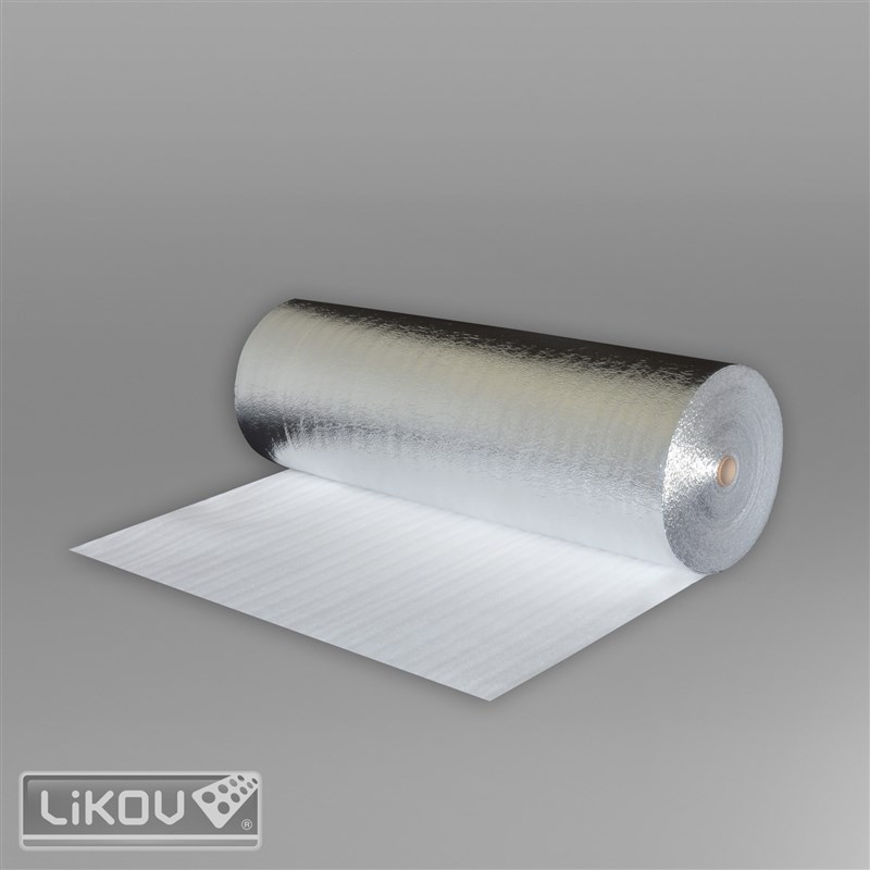 LIKOV Reflexní podlahová parotěsná fólie s tepelnou izolací Sunflex Foam - š. 1,2m