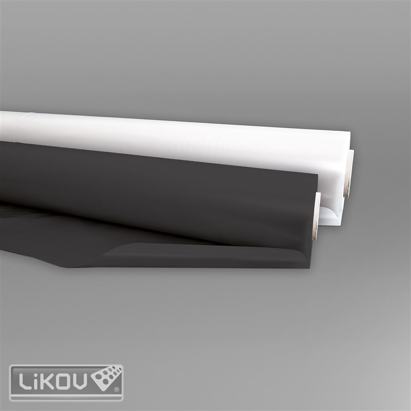 LIKOV Zakrývací fólie polorukáv LDPE-R 100µm, rozměr 2x50m černá
