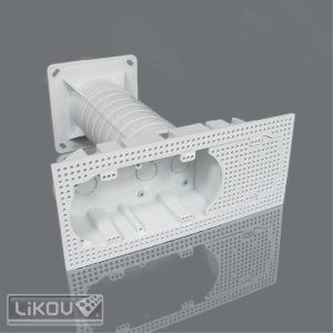 LIKOV Krabice elektroinstalační vícenásobná do zateplení KEZ-3 rozměr 120/235/250mm