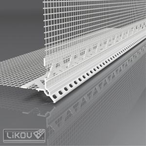 LIKOV LK-H PVC 6/100 lišta roh lišta rohová se sklovláknitou tkaninou délka 2,5m šířka 6mm