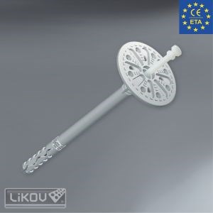 LIKOV Fasádní hmoždinka WKRET-MET ® - LTX 10 s plastovým trnem délka 70mm