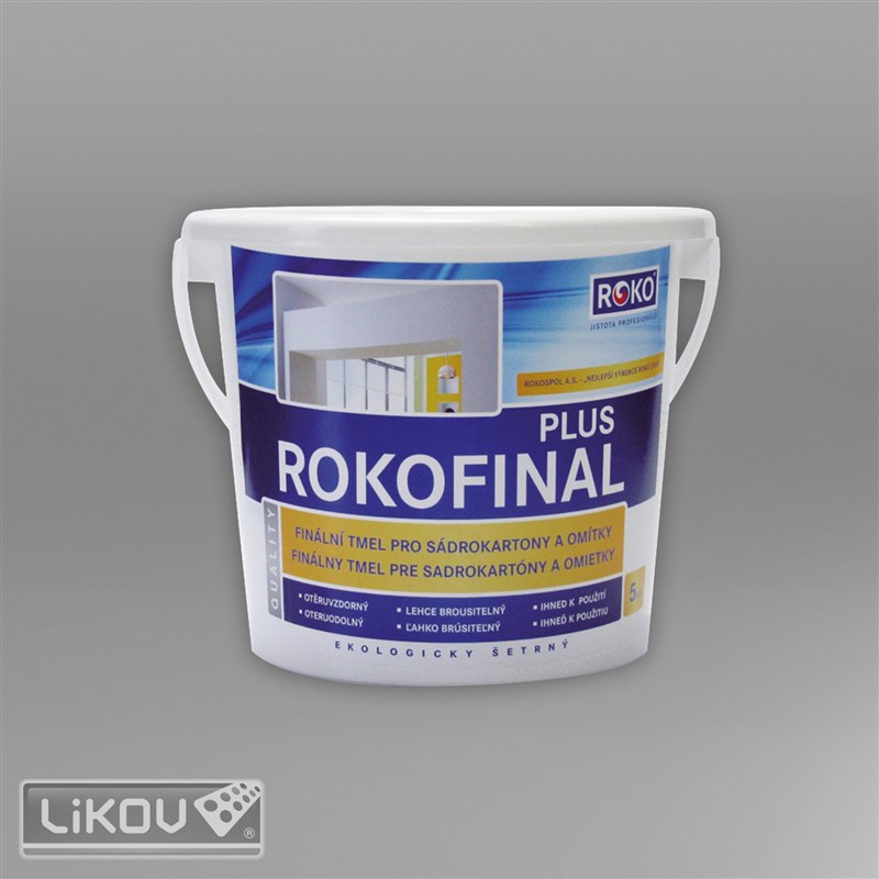 LIKOV Rokofinal Plus sádrový tmel finální pro SDK 15kg/bal