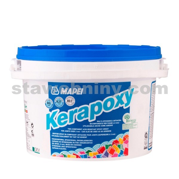 MAPEI KERAPOXY -Dvousložková epoxidová spárovací hmota a lepidlo - bílá 2kg