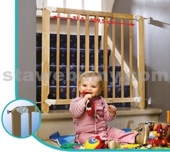 MINKA Dětská zábrana na schody a dveře ANIKA 71,5-109,5 cm