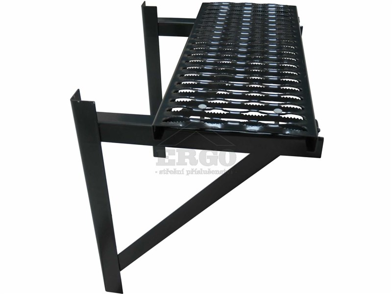ERGO Stoupací komplet – na komínové stěny – rošt 60 cm - antracit