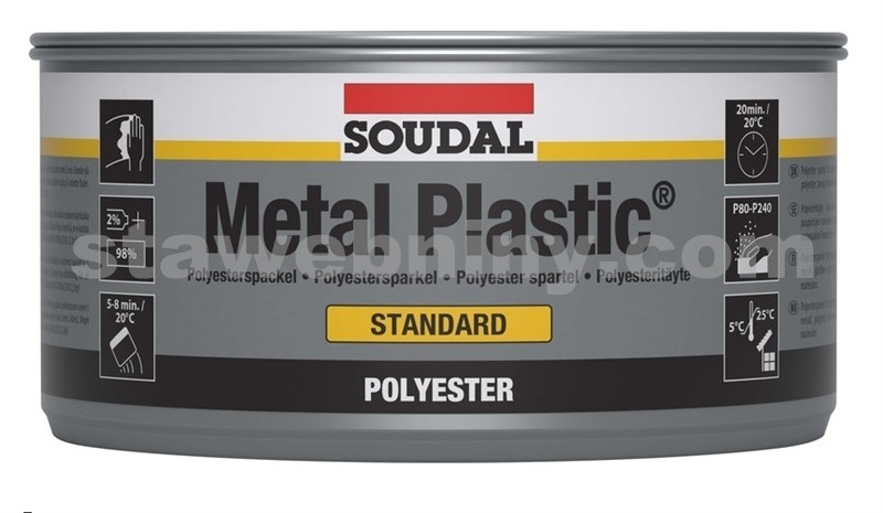 SOUDAL Metal plastic standard šedá 250g