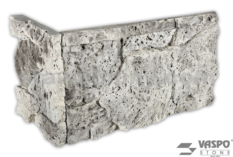VASPO STONE - Obkladový kámen Travertin Klasik zvětralý - rohový prvek