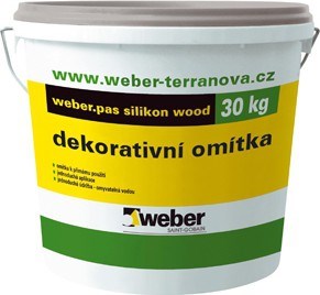 WEBER WeberPas silikon wood - textura dřeva - 25kg