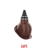 HPI Anténní prostup set - nízký profil - pro plech.tvarované krytiny - hnědá