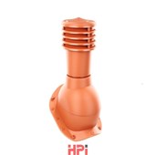 HPI Odvětrávací set prům.125/110mm-nejvyšší profil-pro plech. tvarované krytiny - červená