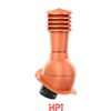HPI Odvětrávací set prům.125/110 - nízký profil - pro plech.tvarované krytiny - červený