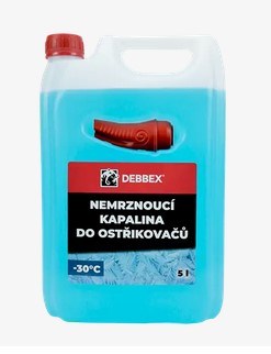 DEN BRAVEN Nemrznoucí kapalina do ostřikovačů -30st. C, 5l