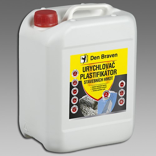 DEN BRAVEN Urychlovač a plastifikátor stavebních hmot 5l