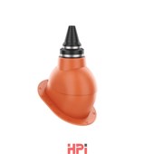 HPI Anténní prostup set pro šindel a rovné plech. krytiny - cihlově červená