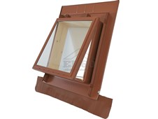 ERGO Střešní vikýř 2000-UNIVERZÁLNÍ OKNO - červená engoba