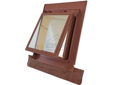 ERGO Střešní vikýř 2000-UNIVERZÁLNÍ OKNO - červenohnědá