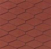 IKO tradiční šindele DIAMANT PLUS 10 - Cihlově Červená