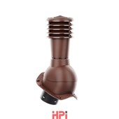 HPI Odvětrávací set prům.125/110mm-nejvyšší profil-pro plech. tvarované krytiny - hnědá