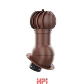 HPI Rotační odvětr. set prům.150mm - pro šindel a rovné plechové krytiny - hnědá