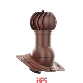 HPI Rotační odvětr.set prům.150mm - univerzální - pro trapézové krytiny - hnědá
