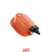 HPI Solární prostup - set vysoký profil - pro plech. tvarované krytiny - červená