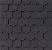 IKO klasické šindele SUPERGLASS Biber 01 - Černá