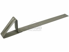 ERGO Protisněhový hák A-420 – MATNÝ pro šindele, šablony - světle šedá