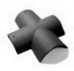 BESK EXTRA matná Hřebenáč rozdělovací X břidlicově šedá