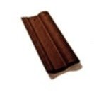 BESK SUPER lesklá Taška půlená tmavě hnědá