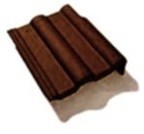 BESK SUPER lesklá Taška krajová pravá tmavě hnědá