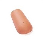 BESK SUPER lesklá Hřebenáč koncový cihlově červená