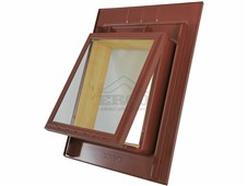 ERGO Střešní vikýř 2000 – např. pro Břidlice/Bitumenšindel - červenohnědá