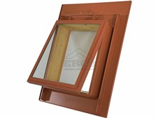 ERGO Střešní vikýř 2000 – např. pro Břidlice/Bitumenšindel - cihově červená