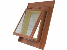 ERGO Střešní vikýř 2000 – např. pro Bobrovka, Bramac Tegalit - cihlově červená