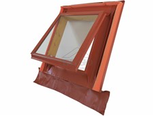 ERGO Střešní vikýř 60×60 – univerzální - červená