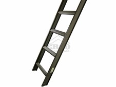 ERGO Střešní žebřík 280 cm – tmavě hnědá