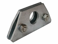 ERGO Jednoděrový držák pro 3 metrové protis.tyče - falc. plech - POZINK