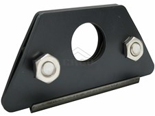 ERGO Jednoděrový držák pro 2 metrové protis.tyče-falc. plech-CLICK–POZINK BARVENÝ-antracit