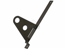 ERGO Dvouděrový držák – pro profilovanou plechovou krytinu – výška profilu 2 cm - tm.hnědá