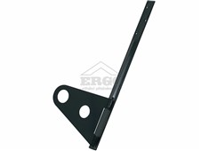 ERGO Dvouděrový držák – rovný pro neprofilovanou krytinu - antracit